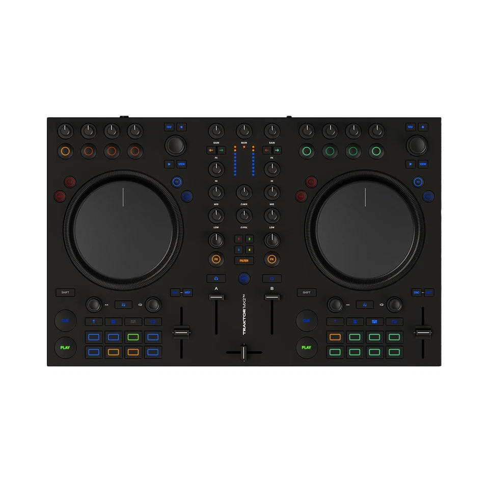 DJ контроллер Native Instruments Traktor MX2 2-канальный креативный с чехлом в упаковке - Изображение 2 из 4
