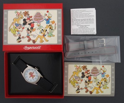 Bongo Bear Timex Ingersoll Disney Birthday Series Character Watch w/ Box READ