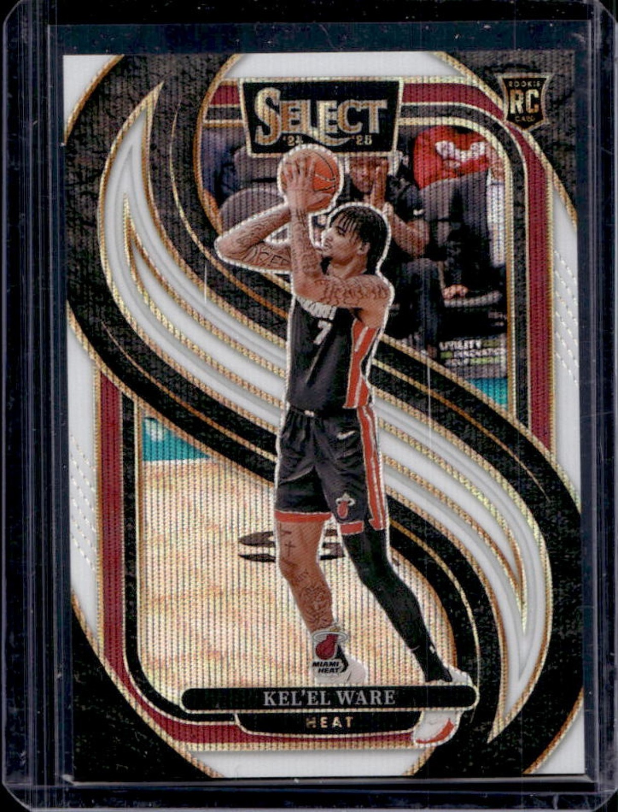2024-25 Select Kel'el Ware Premier RC White Wave Prizm #/99 Heat