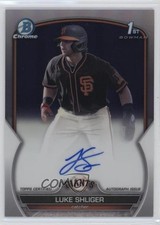 2023 Bowman Draft Chrome Prospect Refractor /499 Luke Shliger #CDA-LS Auto 0q5