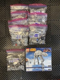 LEGO Star Wars AT-AT #75054 with BONUS Mini AT-AT #75075 Disassembled+Bagged