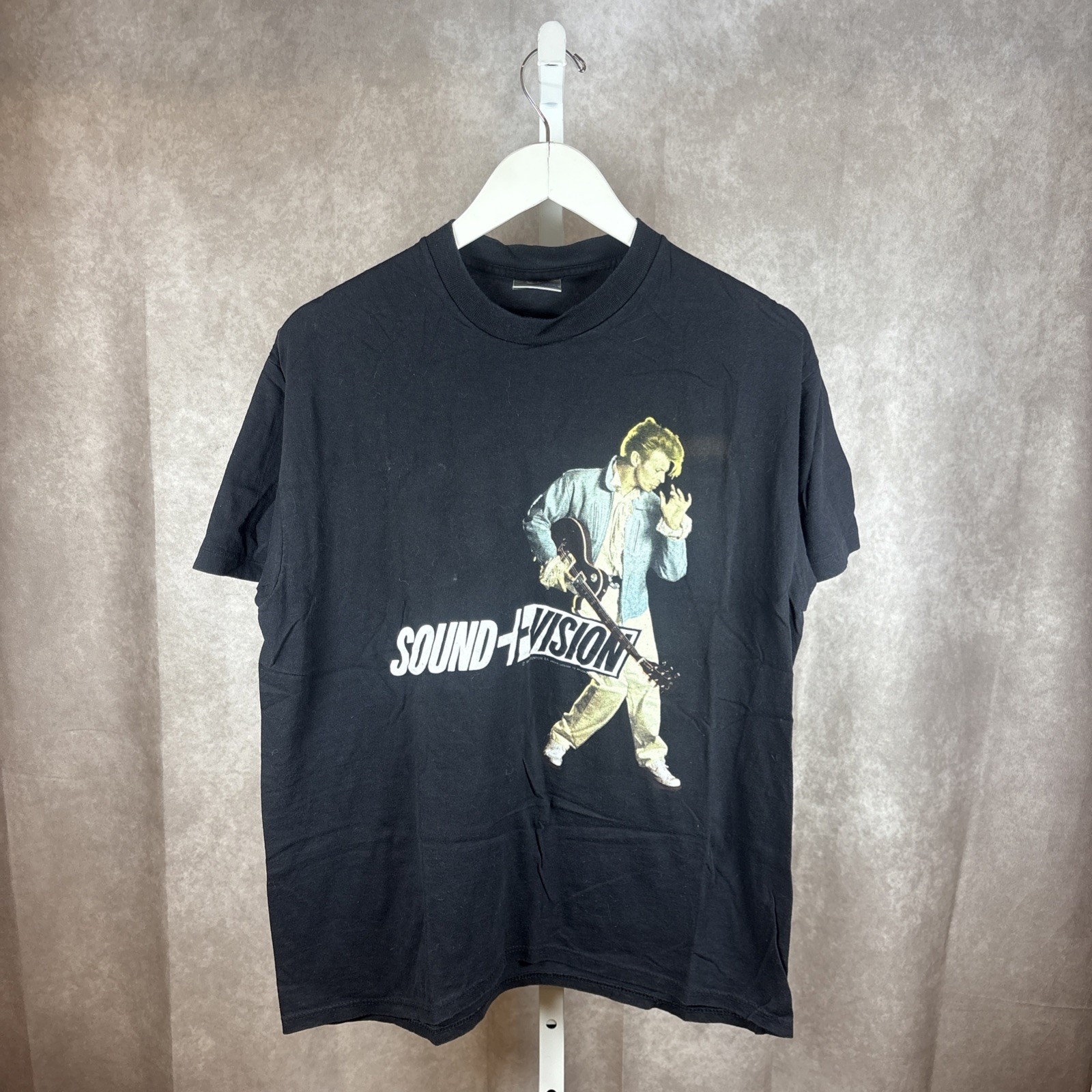 GRAIL Vintage David Bowie Sound And Vision Tour 1990 Brockum Concert Tee Shirt