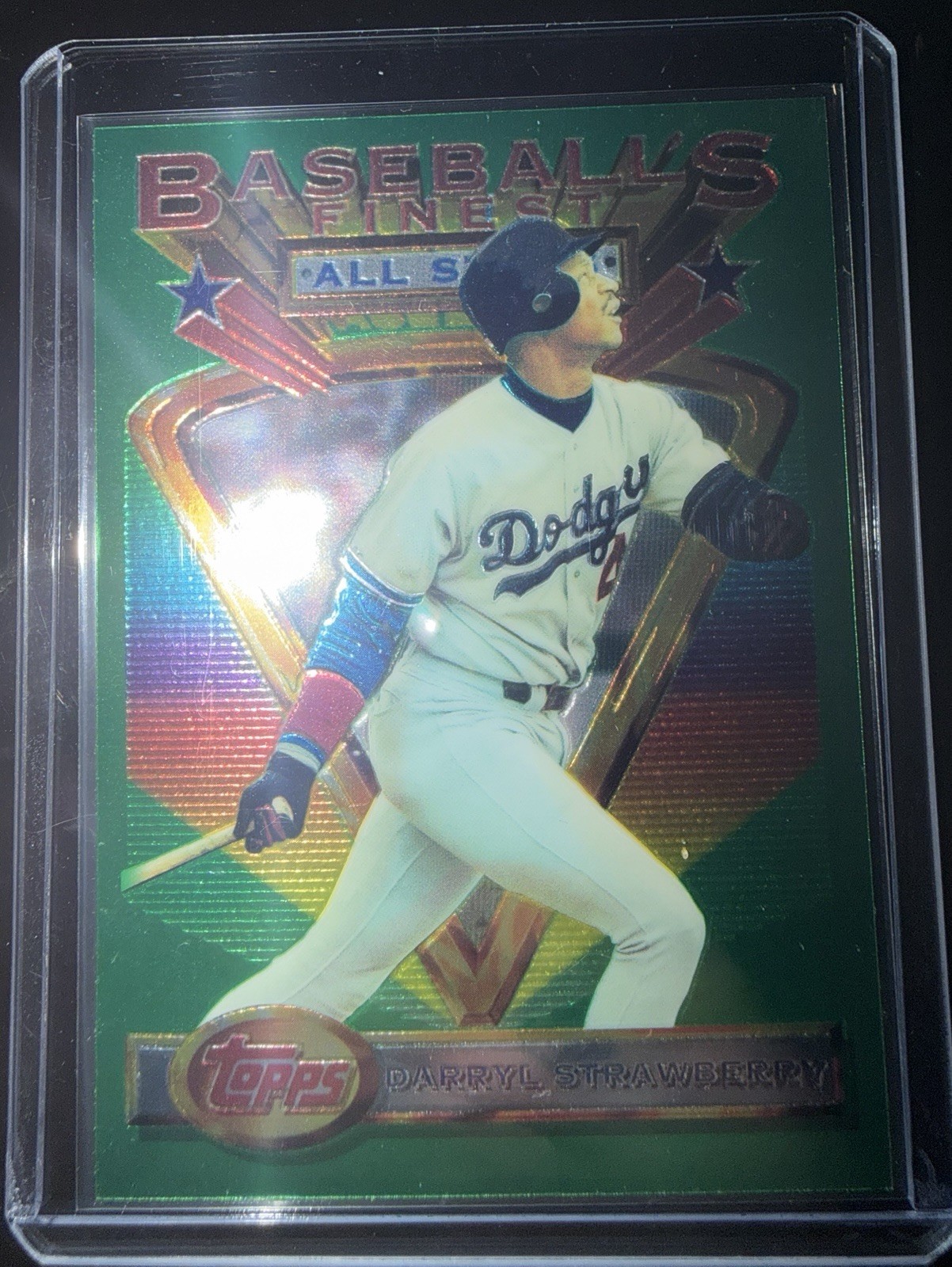 1993 Topps Finest - Baseball's Finest All-Stars Darryl Strawberry #89 Refractor