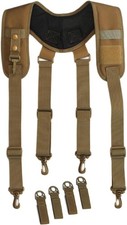 MELOTOUGH Tactical Suspenders for Duty Belt Harness,Police Large