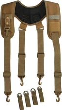 MELOTOUGH Tactical Suspenders for Duty Belt Harness,Police Large 