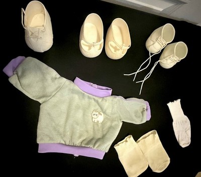 Cabbage Patch Kids Sweatshirt, 3 Socks, 1 Pair Dress Shoes, 1 Sneaker + other 