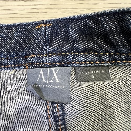 Armani Exchange Jeans Womens 0 Blue Skinny Stretch Denim Classic Mid Rise Fitted - Picture 4 of 9