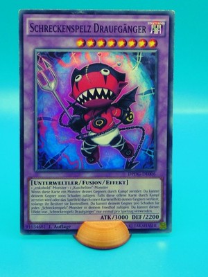 YUGIOH! Schreckenspelz Draufgänger DPDG DE006/ Super Rare/ NM/ Excellent/ De.