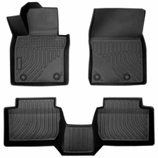 Floor Mats Liner For 2019-2025 Mazda 3 AWD TPE Rubber All Weather Front & Rear