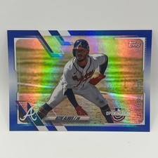 2021 Topps Opening Blue Foil Ozzie Albies #18 ATL