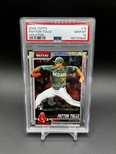 Topps 2026 Series 1 Payton Tolle Holofoil Rookie #15 Red Sox PSA 10 POP 2
