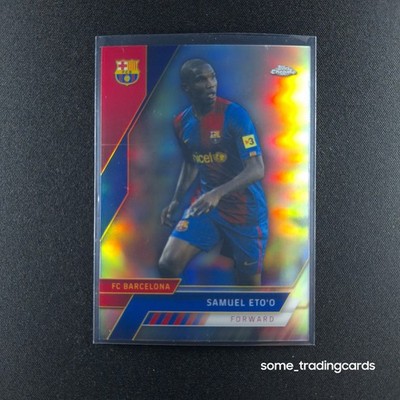 Topps Chrome Samuel Eto'o Refractor FC Barcelona 2022-23 Chrome