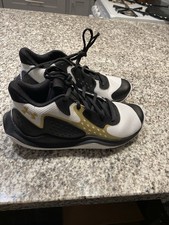 Under Armour Kids' Basketball Jet ‘23 Black White Gold Size 7Y