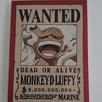 Panini One Piece Official Card Collection Karte 51 Wanted: Monkey D. Luffy 44/90
