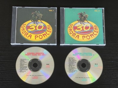 La Sonora Ponceña- 30th Anniversary Music CD Bundle (Vol. 1 + Vol. 2)  2 CD Set