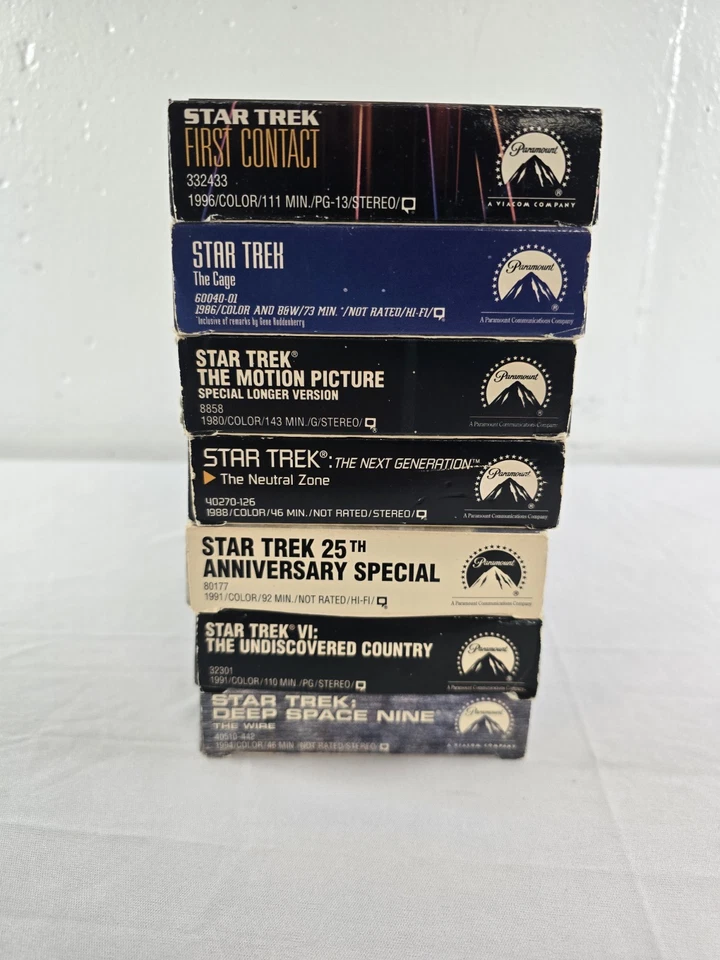 Vintage Star Trek VHS Lot – Movies & TV Episodes (Untested Tapes) - Image 3 of 4