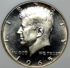 1965 SMS KENNEDY HALF DOLLAR NGC MS 67 BEAUTIFUL DEEP CONTRAST THOUGH APPARENTLY