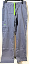 Landau ProFlex 2042 Scrub Pants Womens XS Steel Gray Cargo Uniform NWT New