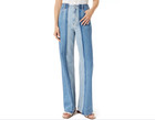 $119 Sam Edelman Wide Leg Ankle Solstice 5 Pocket Blue Denim Trouser Jeans Sz 27 — photo 1