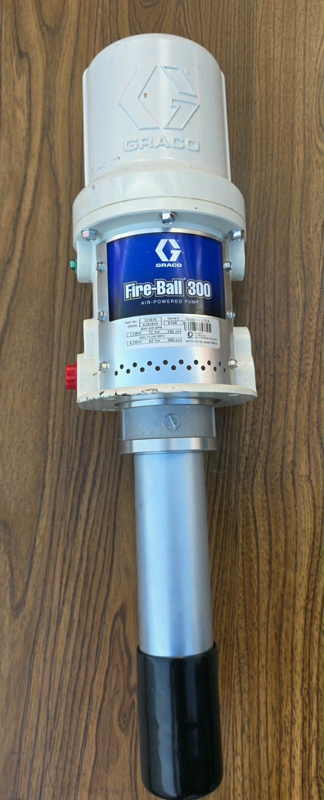 GRACO 203876 Fire-Ball® 300 Series 5:1 Universal Size Oil Pump 12.1gpm Flow Rate