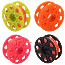 Scubas Diving Spool Plastic Spool Finger Reel with Double Ended Hook Enduring