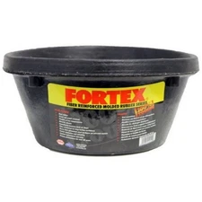 Fortex Rubber Stall Feeder 1 QT  by Fortex