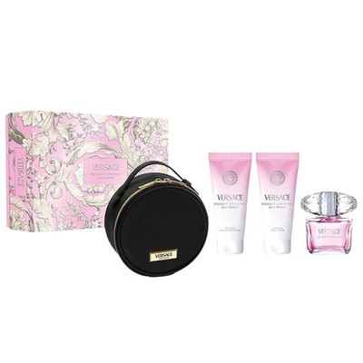 Versace Ladies Bright Crystal 4pcs EDT Gift Set Fragrances 8011003902774
