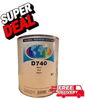 #ad PPG Global Refinish System D740 Black Gallon $849.99