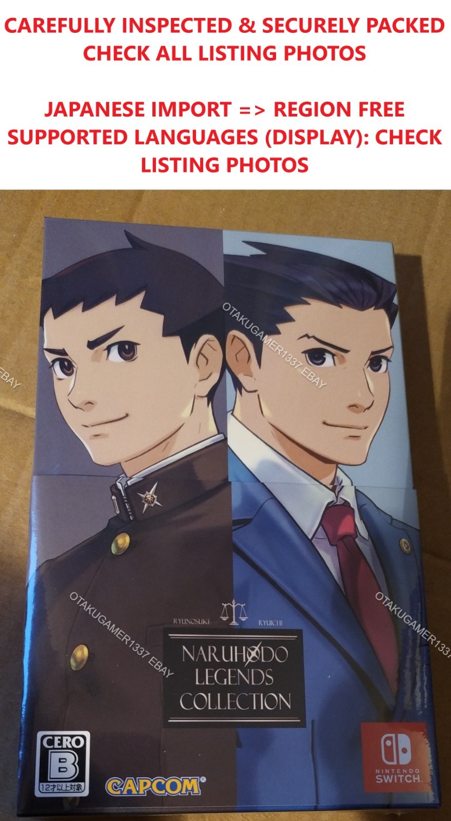 Phoenix Wright Ace Attorney Trilogy + The Great Ace Attorney Chronicles Switch