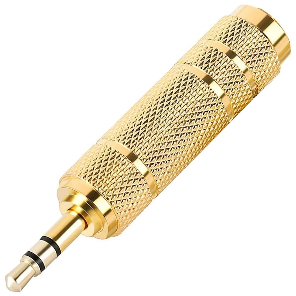 4" Audio Adapter Cable | 3.5mm Female To 1/4" Right Angle Male | Stereo, Cablesonline 4 thumbnail image