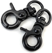 10 Pcs Swivel Trigger Clips Heavy Duty Lobster Claw Clasps Snap Hooks for Key...