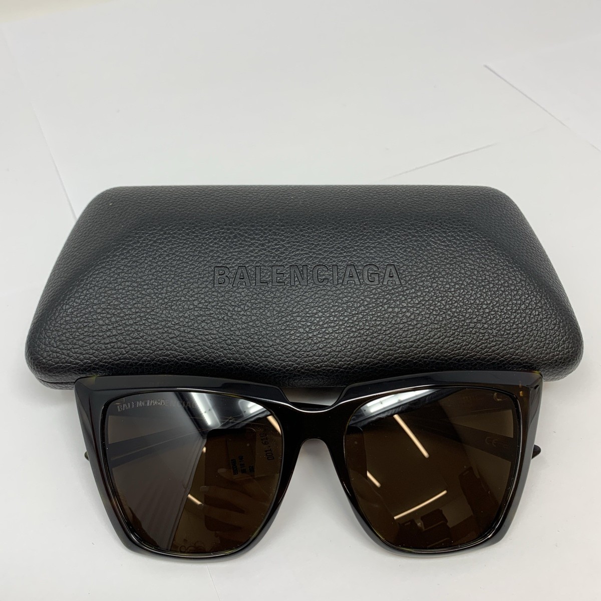 Balenciaga Cateye Sunglasses BB0046S 001 Black 55mm Balenciaga Cateye Sunglasses BB0046S 002 Havana 55mm | eBay main image 3