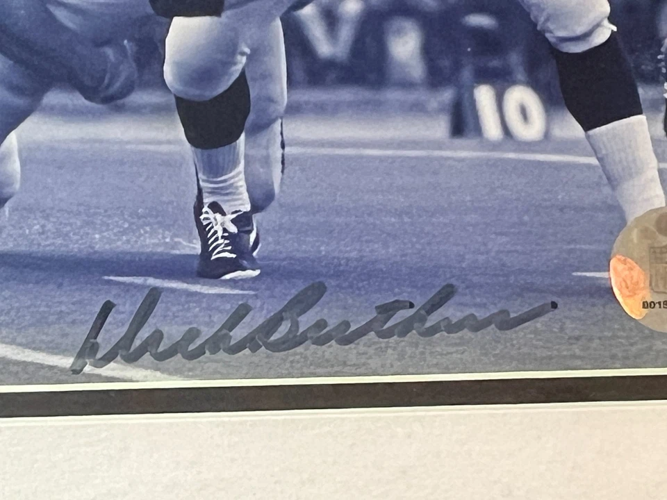 Dick Butkus HOF SIGNED AUTO CHICAGO BEARS FRAMED CUSTOM 13" X 16" COA - Image 3 of 4