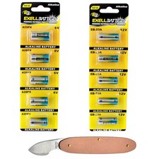 EXELL BATTERY EB-KIT-100 11pc Alkaline Batteries Kit Includes A28PX & 23A