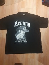 Lemmy Motörhead T-Shirt, Schwarz, Größe L
