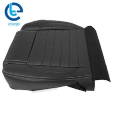 For Ford Mustang GT 10-2014 Black Perforated Leather Passenger Bottom Seat Cover