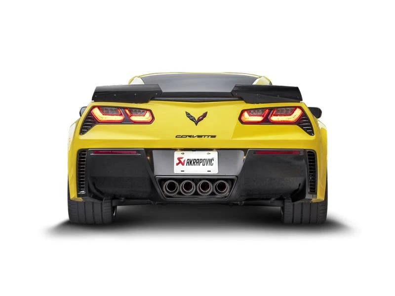 Akrapovic se adapta a Chevrolet Corvette Z06 (C7) 14-17 línea deslizable (titanio) con carburador Foto 4 de 4