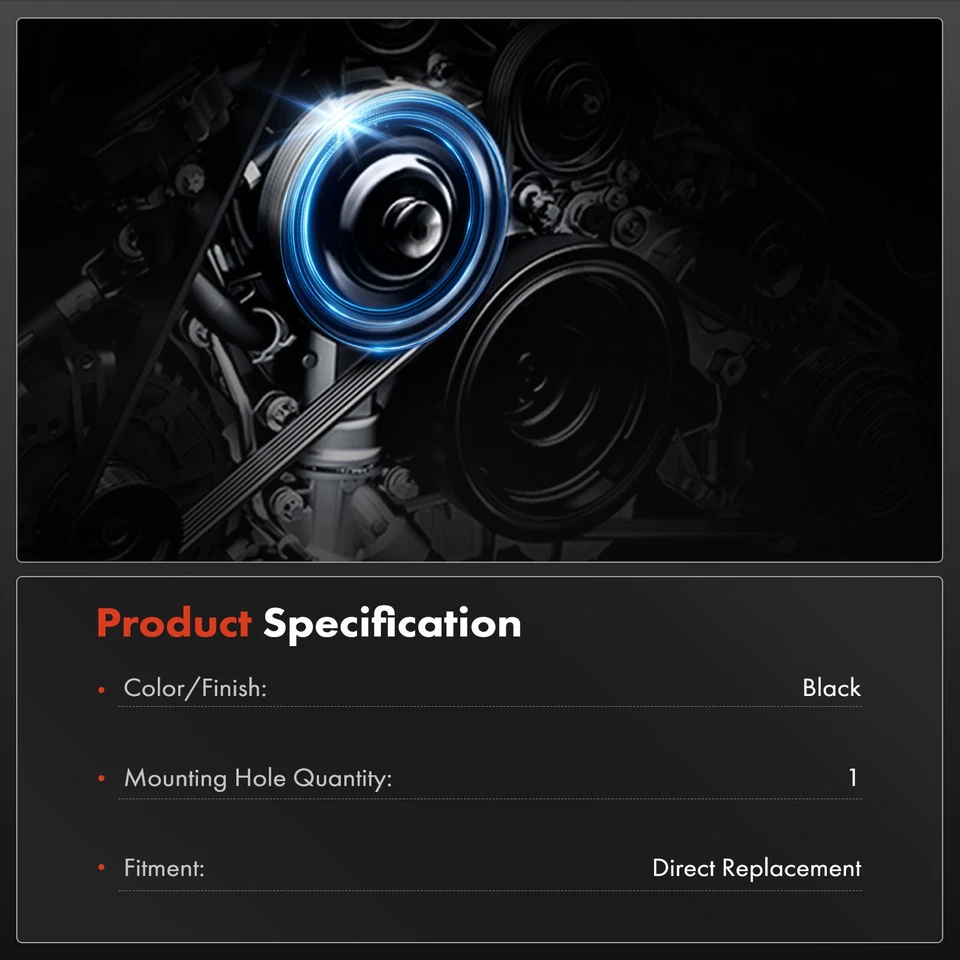 Equilibrador armónico de motor para Chevrolet Express 2500 Express 3500 GMC Savana 2500 Foto 3 de 4