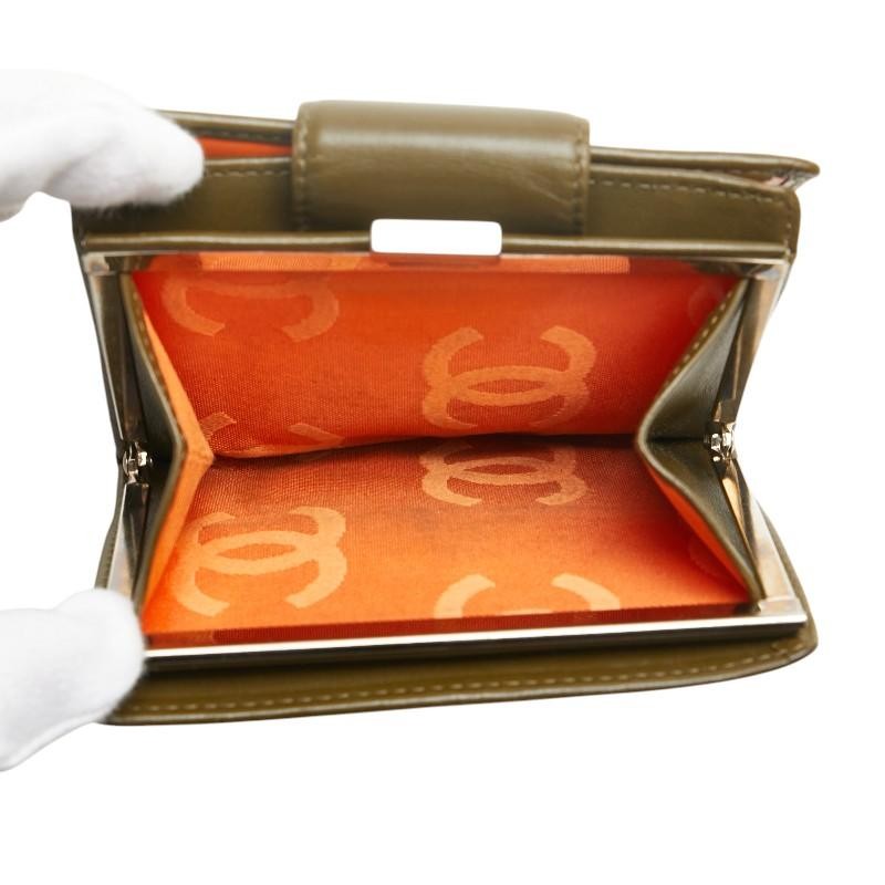 Chanel Cambon Line Coco Mark Python Embossed Wall… - image 7