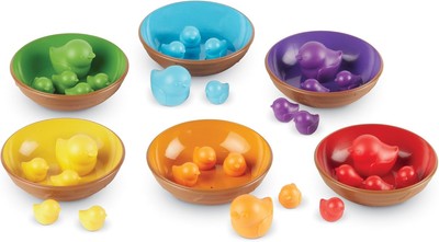 Learning Resources Birds in a Nest Sorting Set - 36 Pieces, Ages 3+ Toddler Lear