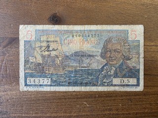 017 Französisch Äquatorialafrika / French Equatorial Africa 5 Francs