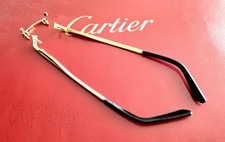Authentic Cartier CT0167O Gold Eyeglasses Parts Replacement
