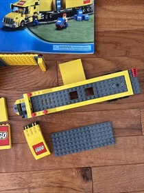 Lego 3221 City Lego Truck Incomplete W/Manual For Parts