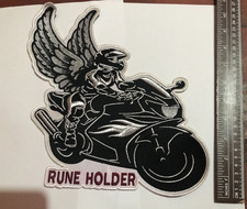 Lot of 20 Embroidered Motorcycle Biker Patches Cruiser Wings Assorted