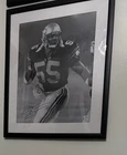 Brian Bosworth  CHOF  Signed Seattle Seahawks 16x20 Football Photo Bas Sooners