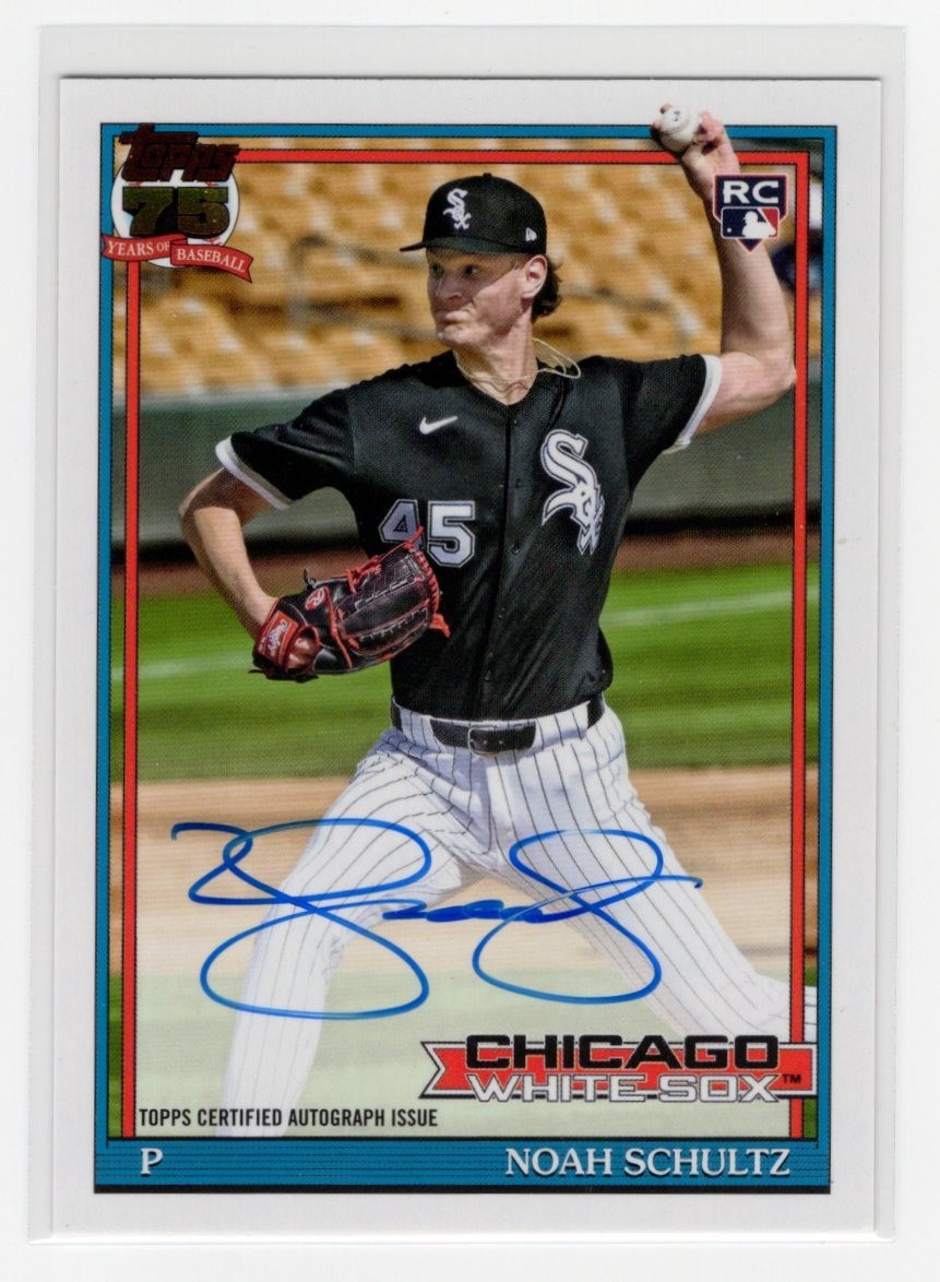 2026 Topps Series 2 1991 - Noah Schultz On Card Auto #91A-NS (AU, RC)