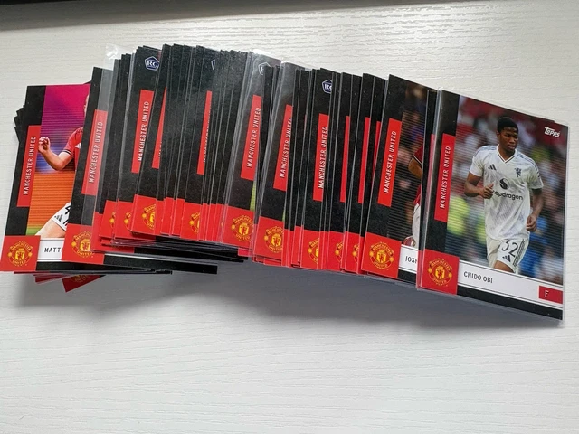 TOPPS  MANCHESTER UNITED TEAM SET 2026 CARDS     " YOUR CHOICE "      #1 - 20
