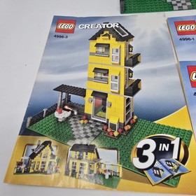 LEGO 4996 Creator 3-in-1 Beach House 95% Complete w/ All 3 Manuals