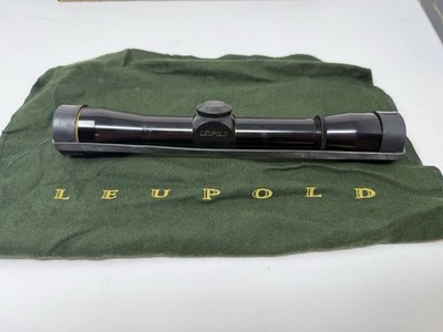 Leupold 4X RF Special Gloss Black Scope With Duplex Reticle