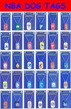 NBA DOG TAG METAL NECKLACE PENDANT LICENSED BASKETBALL  FREE 22" METAL CHAIN